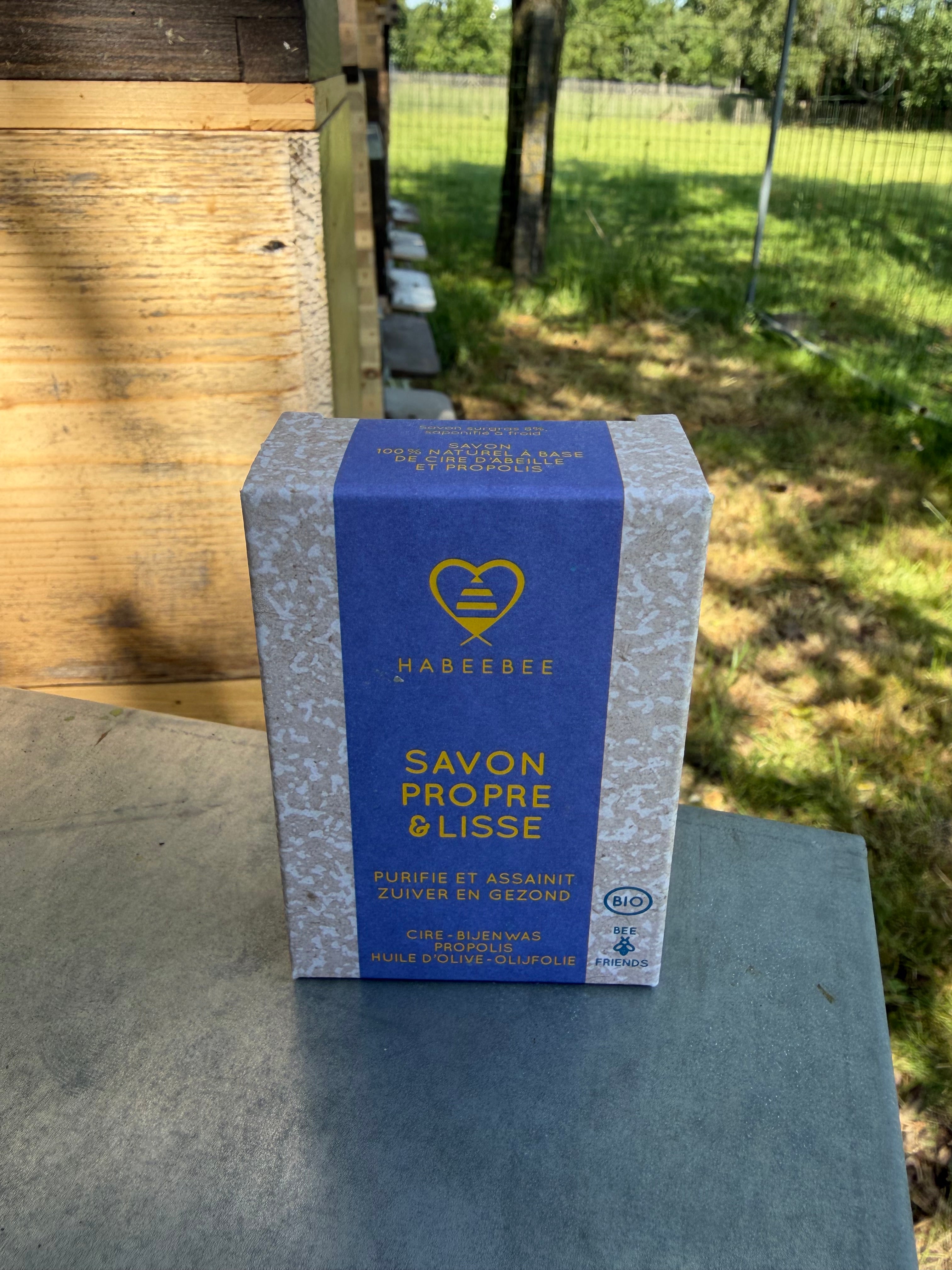 Zuiver en Gezond bijenwaszeep 100g met propolis koud verzeept