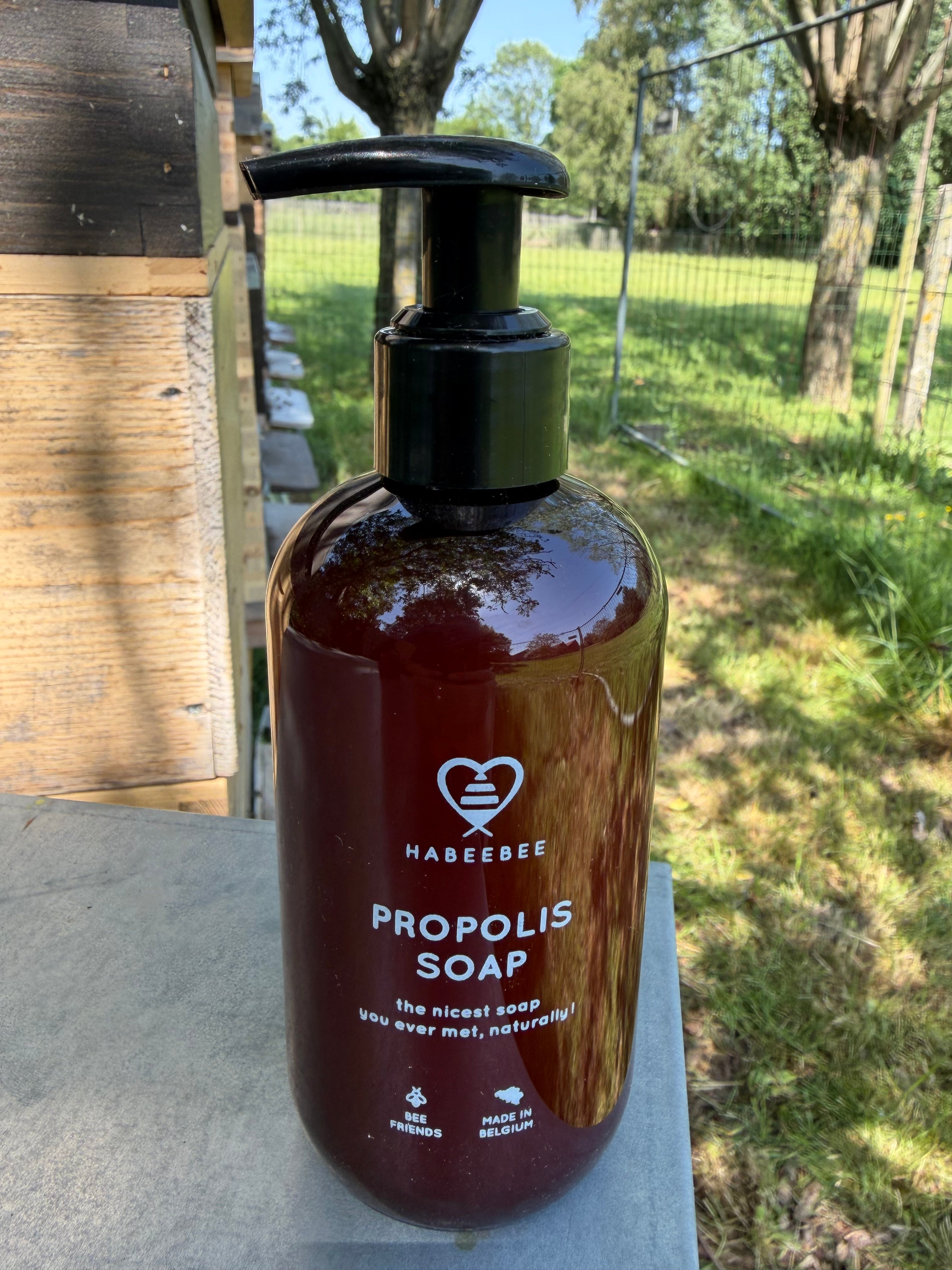Vloeibare propolis zeep 250ml rPET fles biologisch gecertificeerd Habeebee